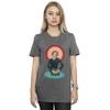 David Bowie Womens/Ladies Kneeling Halo Cotton Boyfriend T-Shirt