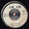 7inch Record BUNNY LIE LIE  Miss Popular NONE Lie Lie Sound 1979 Jamaica Reggae Ska  Dub Used