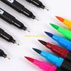 W89C 36/48/60/72/100 Colors Double Ends Brush Pen Marker Set Felt Tip Pen Watercolor Pen for Colouring Books