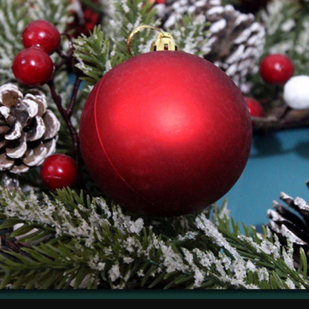 100pcs/box Multiple Colour Xmas Tree Decorative Ball Christmas Ball Gift Box  Ceiling Decoration