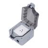 Outdoor Socket Box IP66 Waterproof Switch Power Outlet PC Flame Retardant Shell US Standard 110V