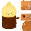 Night Light Adorable Shape Dimmable 2 Lighting Modes USB Rechargeable Realistic Flickering Flame LED Bedside Lamp