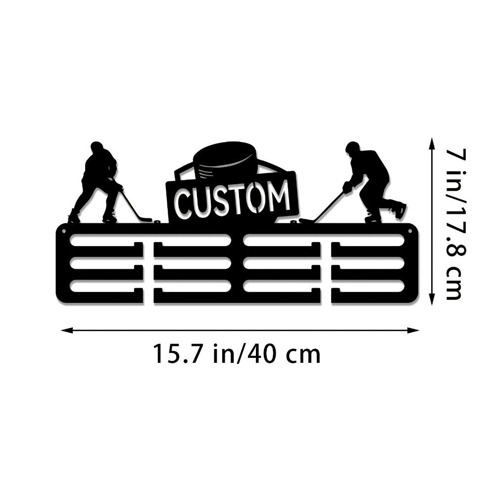 

Personalized Metal Medal Display Wall Decor Sports Memorabilia Holder Gift for Dad