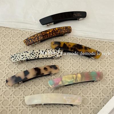 Korean Style Lightweight Versatile Acetate Hair Clip for Elegant Ponytails and Hair Styling