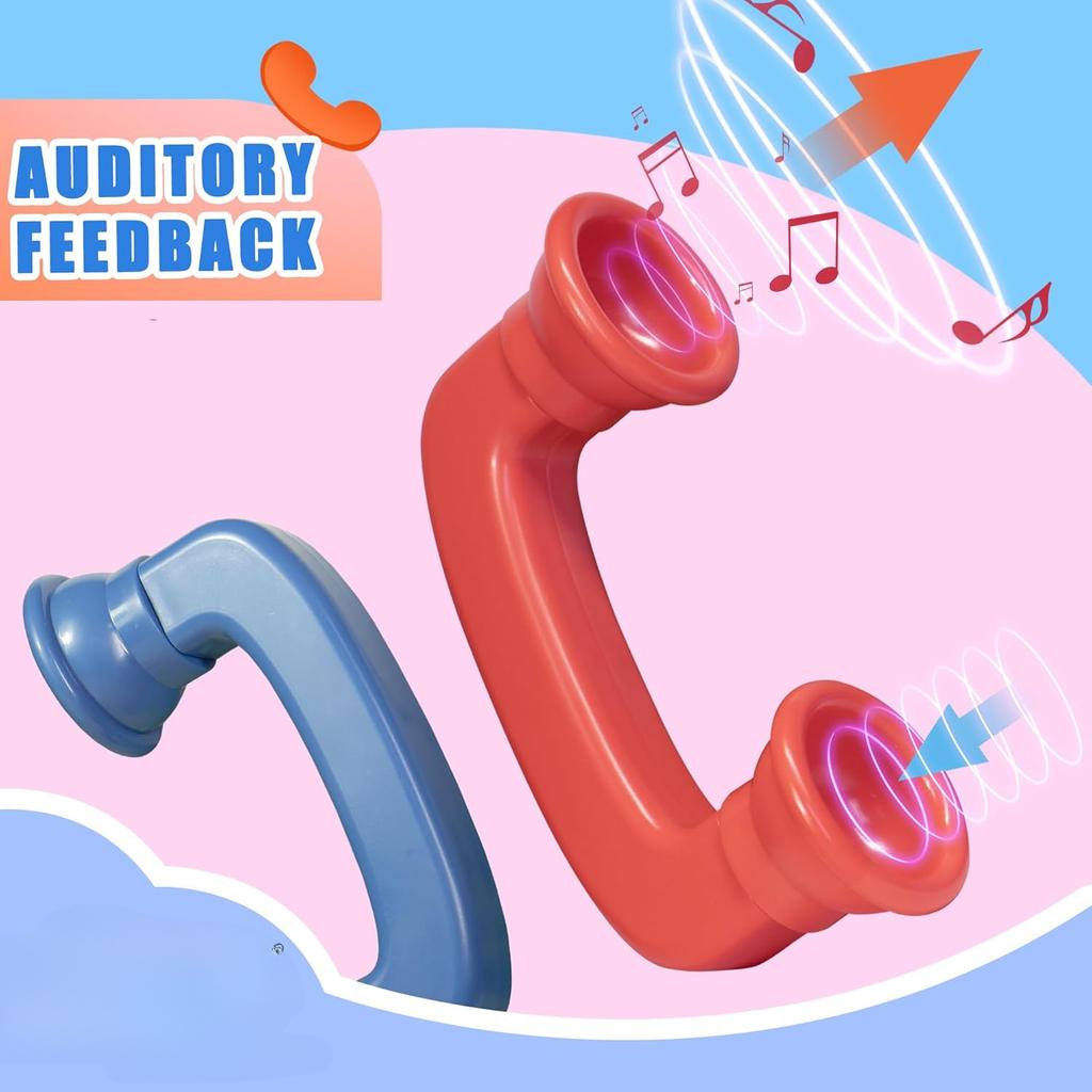 Novelty 4 Pack Whisper Phones Speech Therapy Toys for Reading & Auditory Feedback - Improve Comprehension & Pronunciation