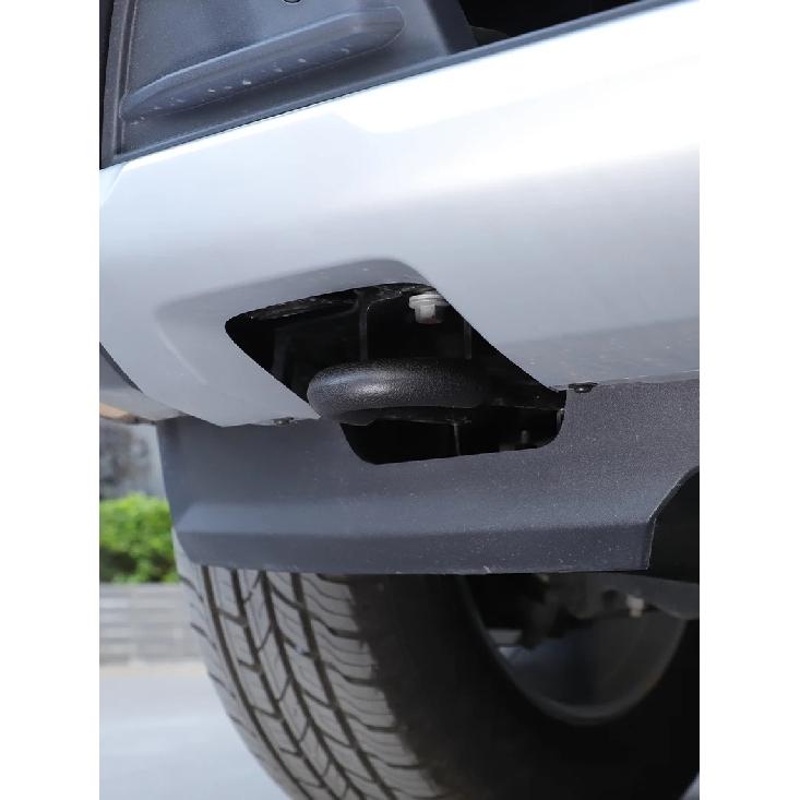 For Ford Ranger Ranger T9 2023-2026 TPE Black Car Front Tow Hitch Protective Cover Tow Hitch Trim Car Accessories