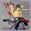 28 cm große One Piece Roronoa Zoro Dreischwert-Stil Doppelkopf-Figur mit austauschbaren Köpfen – Das perfekte Geburtstagsgeschenk