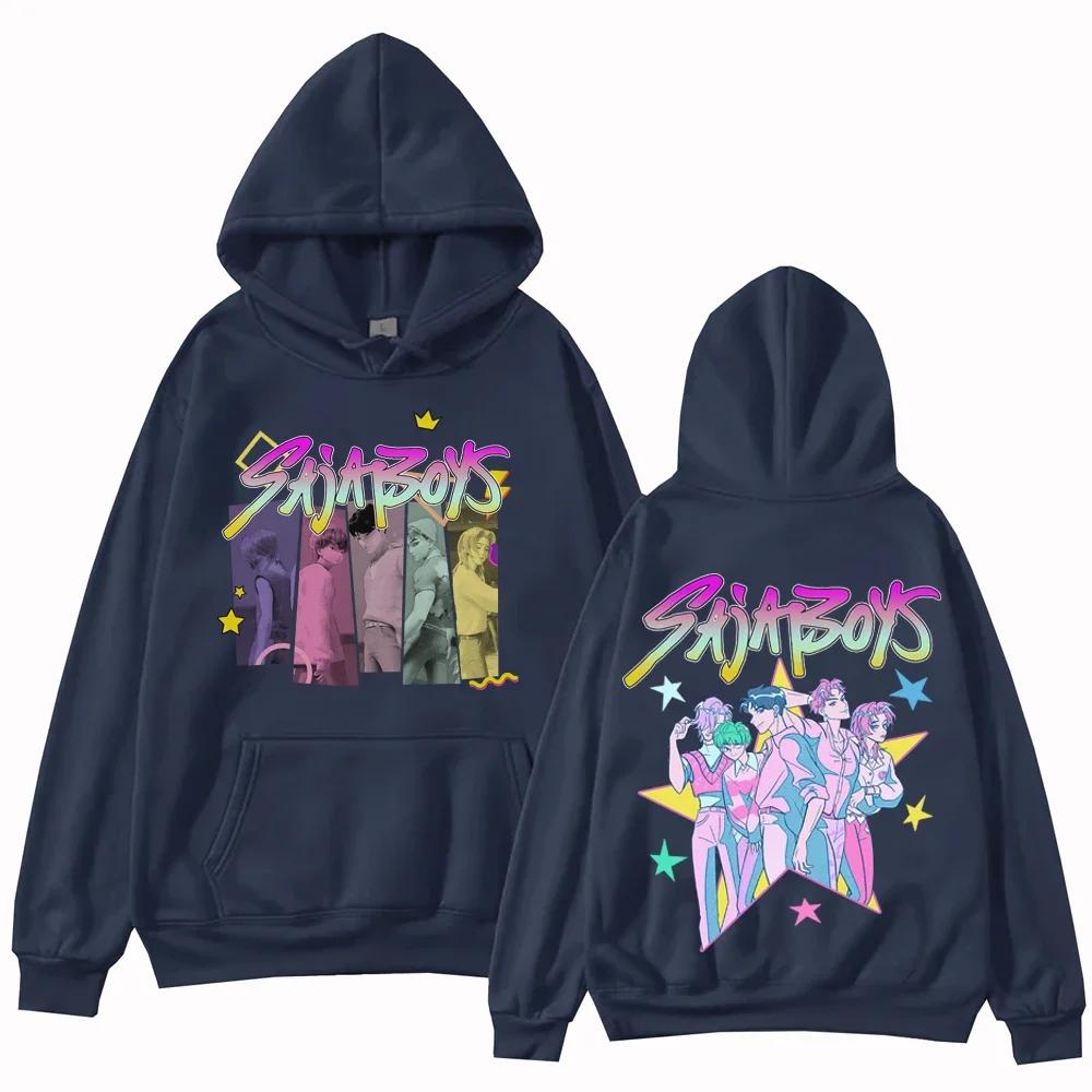 Unisex Adule Hoodies & Sweatshirts KPop Devil Hunter Fashion Print Adult Casual Loose Hooded Sweatshirt