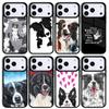 Cartoon Border Collie Mobile Phone Case for IPhone 17 AIR 16pro Max 15 14 13 12 11 Bumper Cover