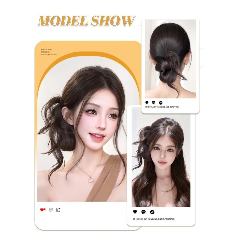 Chicken Feather Hair Band Claw Clip Feather Shuttlecock Hair Extensions Messy Hair Bun Crab Clip High Ponytail Hair Accessories