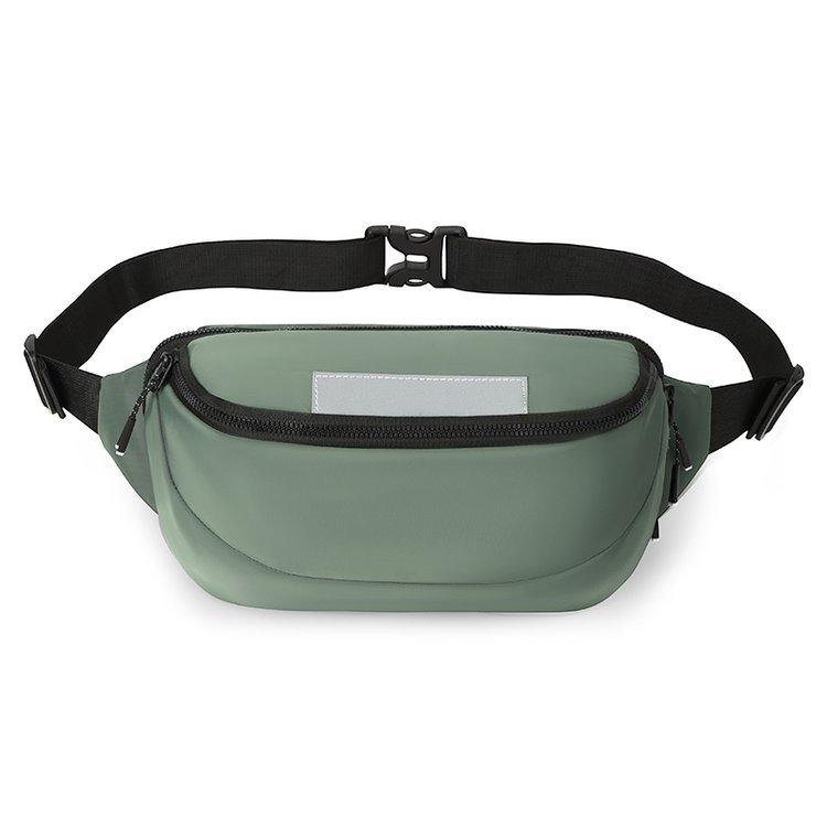 Sports Waist Bag for Men and Women, Casual Canvas Single-shoulder Crossbody Bag, Outdoor Waterproof Chest Bag, Versatile Small Crossbody Bag