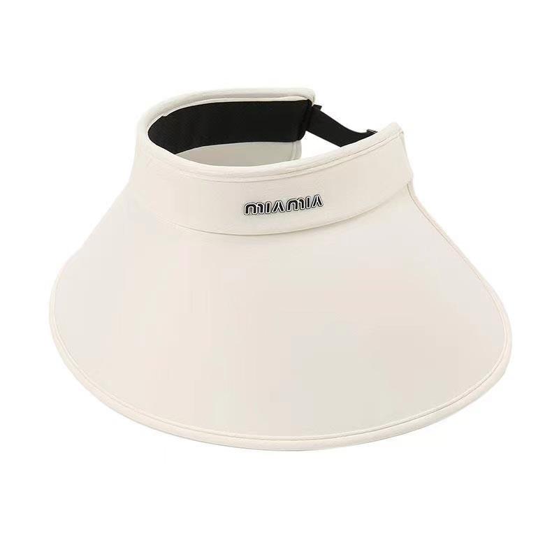 Summer empty top sunscreen hat women's UV protection large brim outdoor cycling face cover peach heart sunscreen sun hat