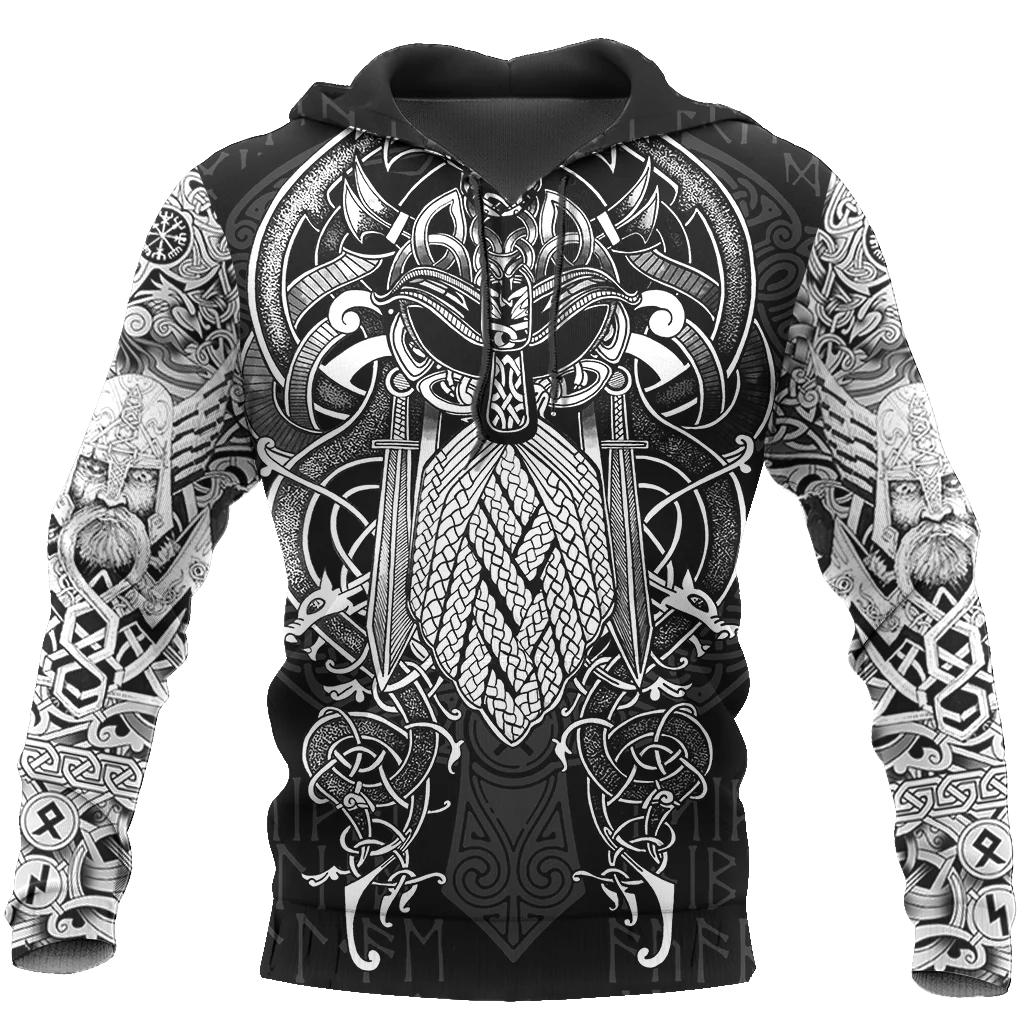Vintage Vikings Sweatshirts 3DPrint Hoodies Men/Women Casual Fashion Hoodie Kids Pullover Sweatshirts Unisex Clothing men coat