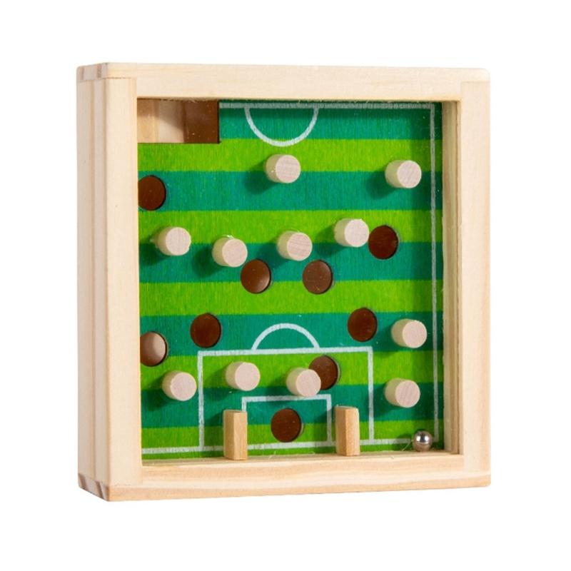 Children Wooden Labyrinths Puzzle Toy With Marble Balance Game For Problem Solving Development And Hand Eye Coordination