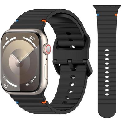 Dla Apple Watch 10 46mm 42mm Silikonowy Pasek Kolorowa Sportowa Opaska Na Nadgarstek Dla Iwatch 10 9 8 7 6 45mm 42/44/40mm 38mm Pasek Pasek Zegarka