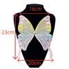 Lace Embroidered Butterfly Patch DIY Sewing Clothing Applique Collar Organza Fabric Patches Dress Decoration Accessories 1pc