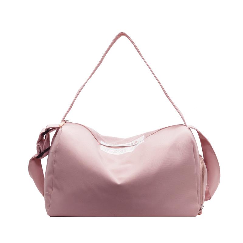 Short-distance leisure travel bag with shoe compartment portable yoga bag dry and wet separation sports urban simple fitness bag