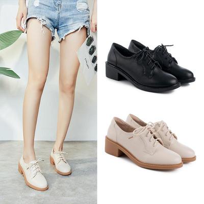 Sanfte flache Frühlings- und Herbst-Einzelschuhe Frühlings-Damenschuhe lässige kleine Lederschuhe Damen