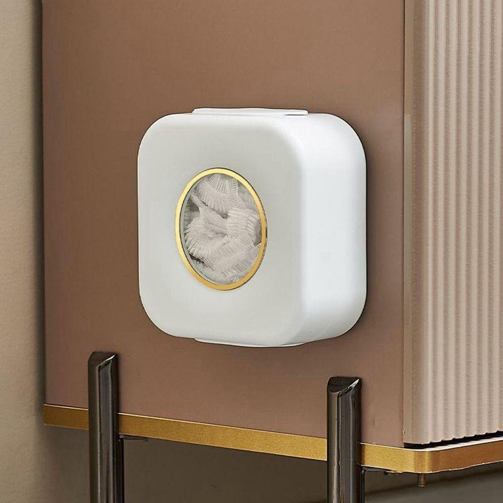 

Настенная пластиковая пленка Держатель пакета Коробка Белая / Светло-зеленая пластиковая упаковка Коробка для хранения Крышка для обуви