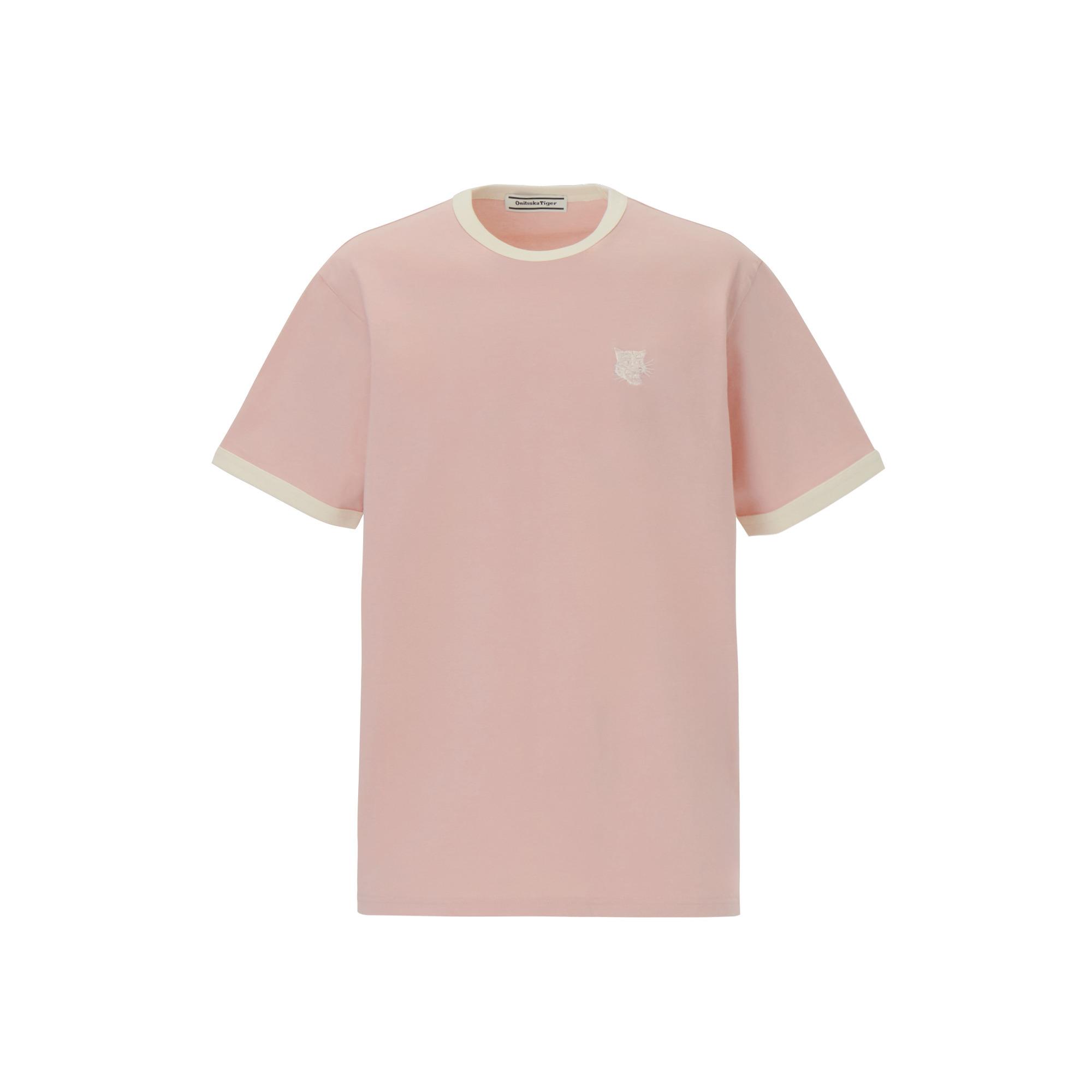 Onitsuka Tiger GRAPHIC TEE Short Sleeved T Shirts Unisex Light Pink 2183B199-702 L