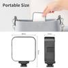 NEW Portable LED Video Light Photographic Fill Light 5W 6500K with 3 Cold Shoe for DJI OSMO Sony DSLR Canon GoPro Camera Mini