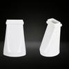 Flat Plastic Ducting Adaptor To Round Transformer Dryer Vent Hose Adapter Ventilation Duct Converter Easy To Use
