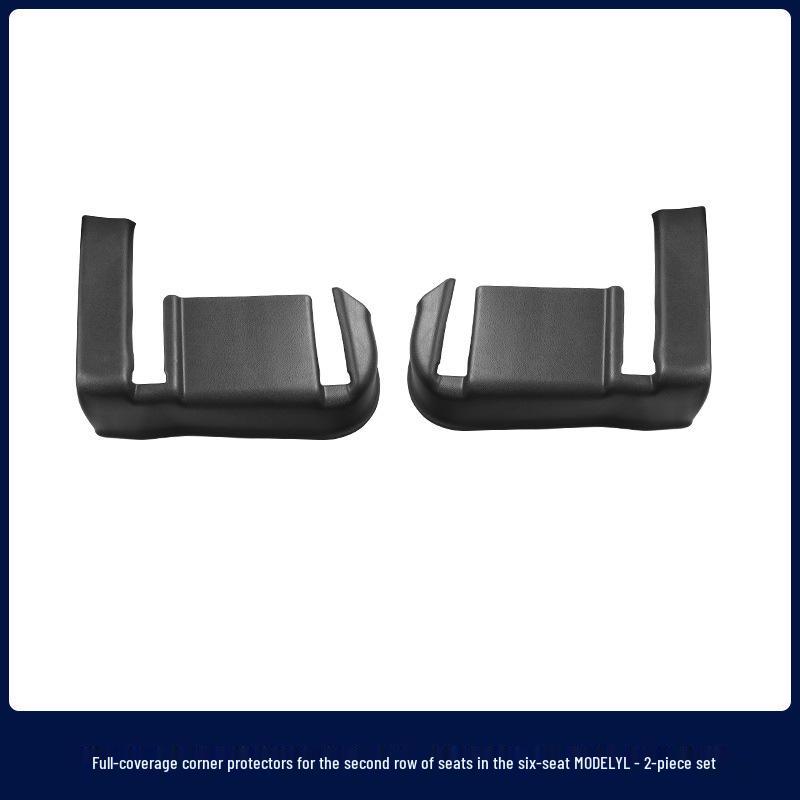 Tesla Model Y/YL Rear Seat Anti-Kick Protection Corner Mats Refurbishment - Full Coverage