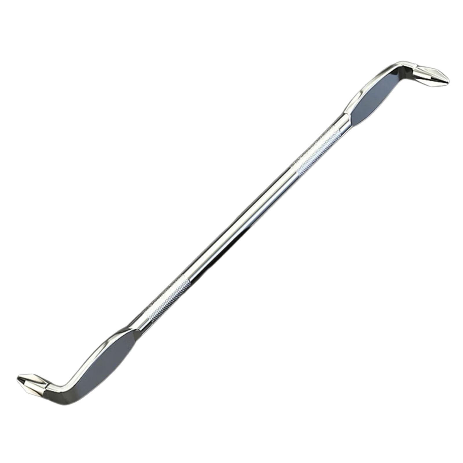 Multipurpose Z Type Elbow Screwdriver with Magnetic Feature Angled Crosses and Flathead 90 Degree Bent Screwdriver Tool