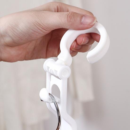 2 st hängare staplingskrok Utrymmesbesparande staplingsbar förtjockad multifunktionell förvaringsställning Hållbar garderobsarrangör