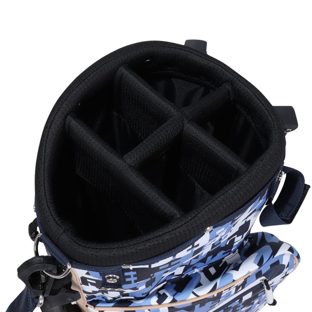 CLUNK Golfový vozík Lehký typ se stojanem 9 typů 5 přihrádek Vodoodpudivý Graffiti 90 CL5RNC50 BLU (BlueFFPánské)