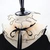 Adjustable Tie Ruffled Collar Organza For Victorian Age Costumes and Cosplay Halloween Accessory Collar