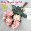 Flower Rose Elegant Bouquet With Silk Cloth For Photography And Event Decoration