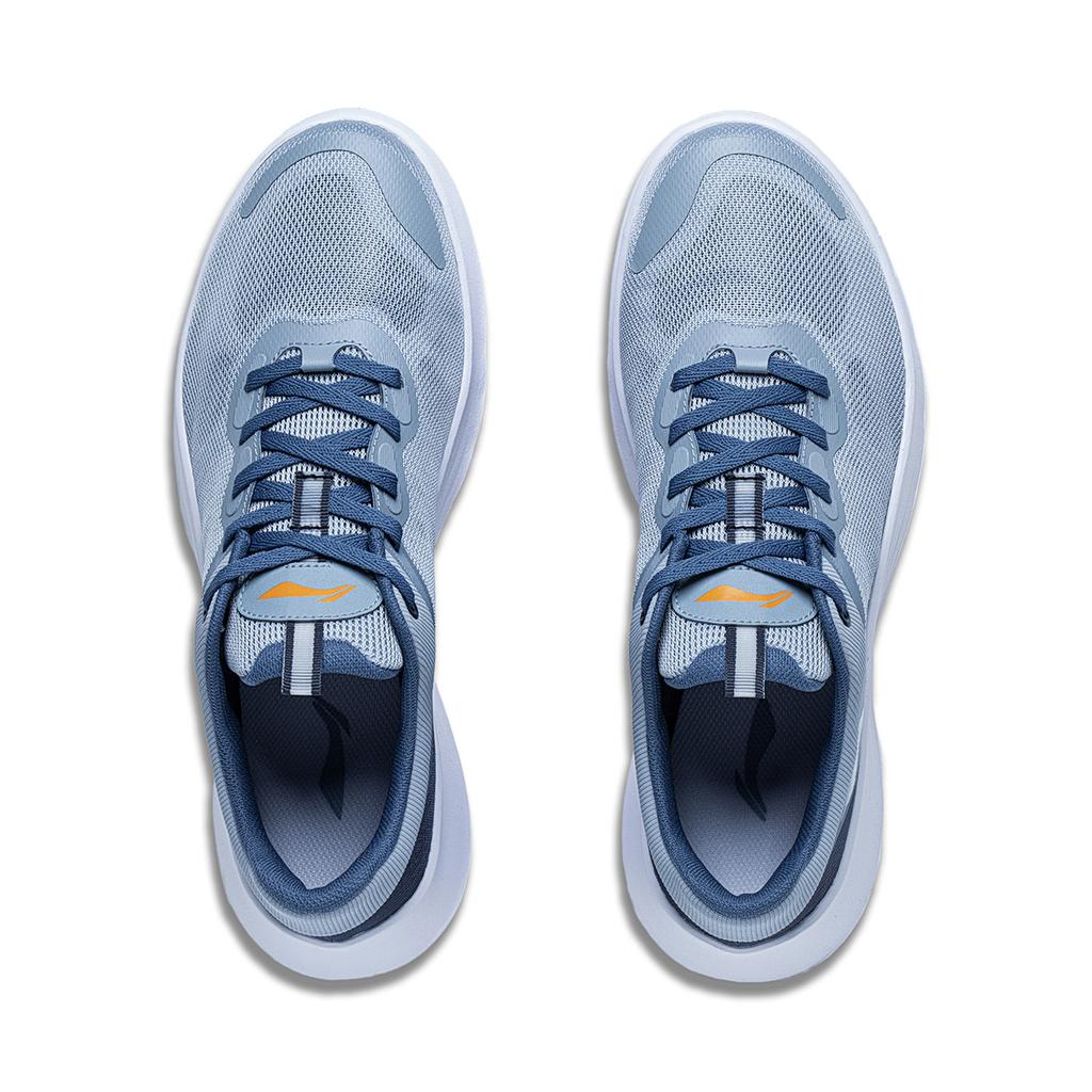 New LiNing Feather Cushioning Anti Slip And Wear Resistant Low Top Running Shoes Men's Blue ARST019-4