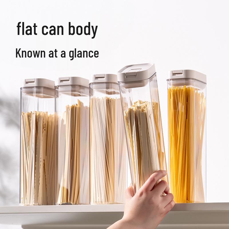 Lebensmittelechter Schnappverschluss-Behälter für Getreide und Trockenwaren - Wasserdichte und feuchtigkeitsdichte Küchenaufbewahrungsbox