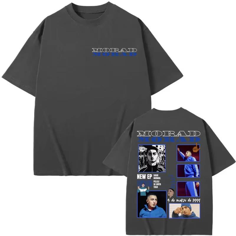 Rapper Morad Tour 2025 Merch Tshirt Fashion Hip Hop Vintage Short Sleeve Tshirts Men Women Casual Loose Pure Cotton T Shirts