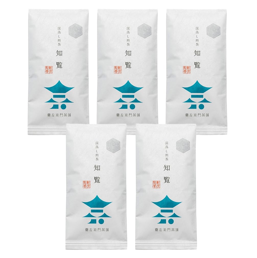 Sencha Chiran Premium Green Kagoshima Japanese delivered by Ocha no Jikan x 5 Deep-steamed Tea, Tea, Tea, Kagoshima, (500g (100g bags))