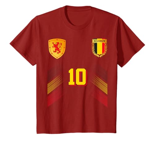 Belgium Soccer Fan Jersey, Belgian Flag, Football Lover s T-Shirt