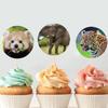 50-500Pcs Animal Reward Stickers Stationery Stickers 1Inch Round Gift Decorative Label