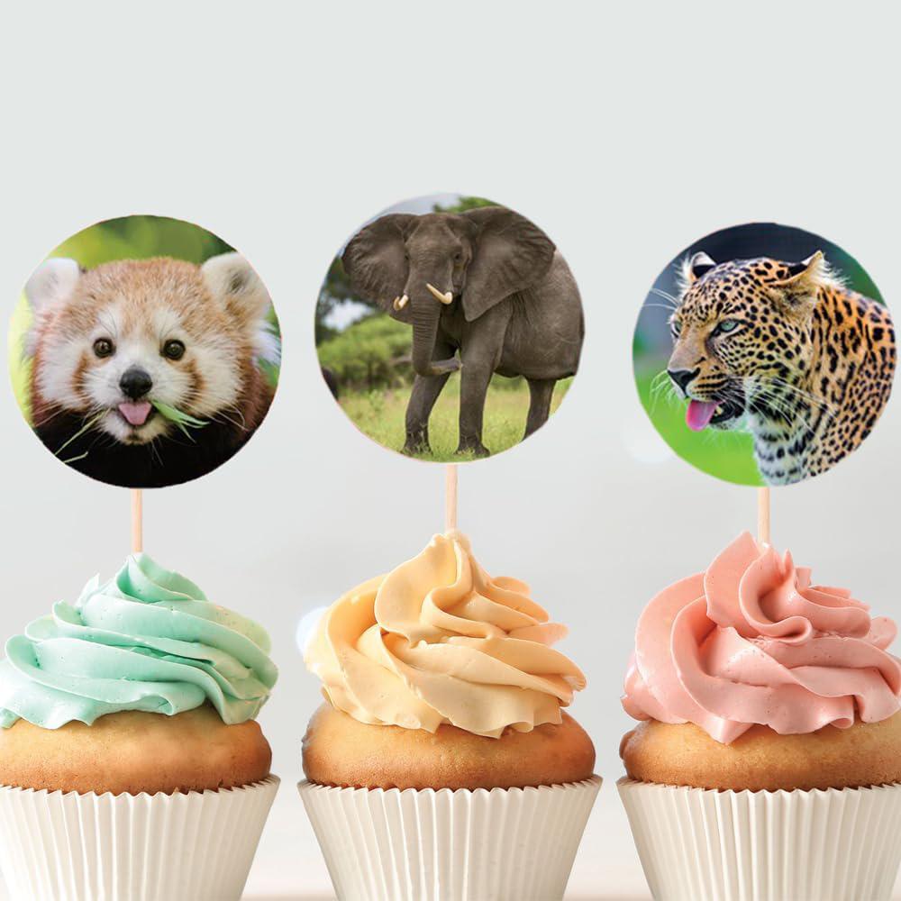 50-500Pcs Animal Reward Stickers Stationery Stickers 1Inch Round Gift Decorative Label