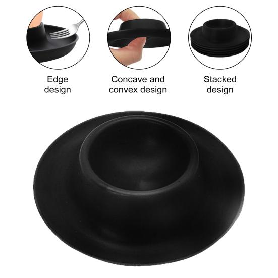 5Pcs Boiled Egg Holder Food Grade BPA Free Compact Design Portable Stackable Egg Cup Tray with Stable Base