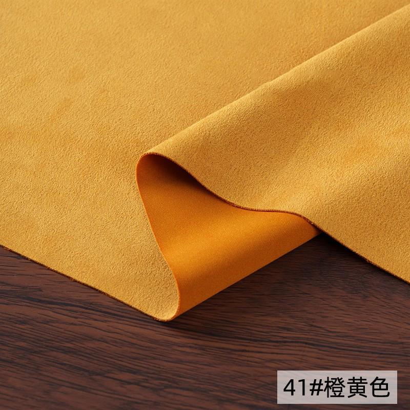 Suede Knitted Air Layer Fabric Brushed Elasticity High Quality Soft Smooth Delicate for Sewing Clothes 860g/m