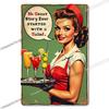 Retro Alkohol Blechschild Metall Vintage Plakette Bar Wandkunst Küche Wohnzimmer Schlafzimmer Party Dekoration