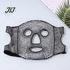 Portable Ice Bead Face Mask Gel Mask, Hot Cold Therapy Eye for Post Reusable Pack Surgery Recovery, 3D Contoured Cooling Heating with Adjustable Strap