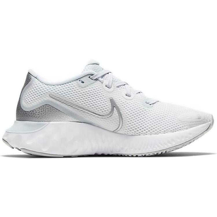 (WMNS) Nike Renew Run 'White Metallic Silver' Women's CK6360-003