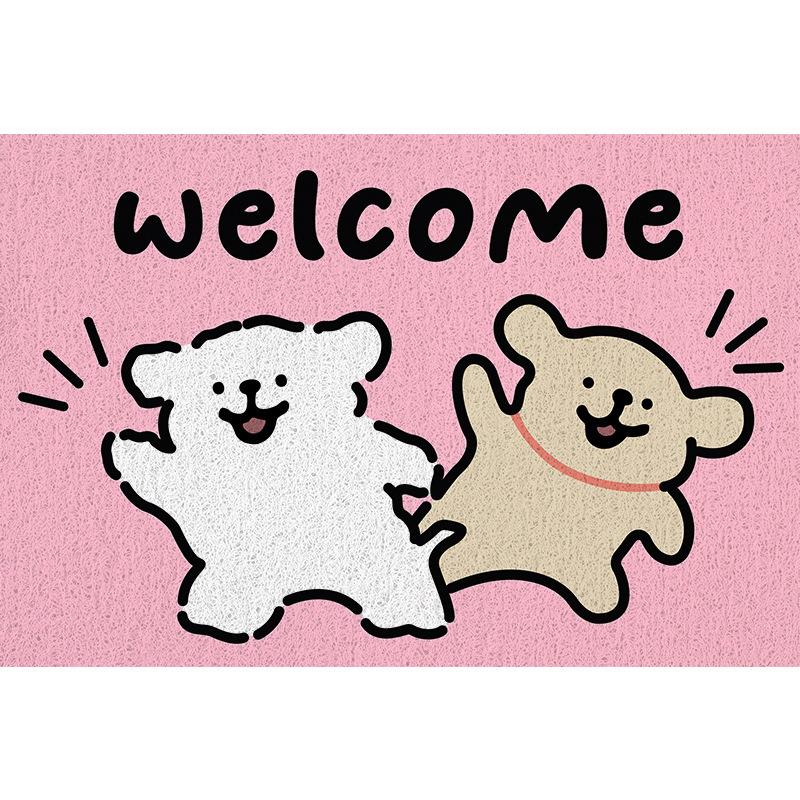 

Коврик для пола с изображением собаки из мультфильма «Диатомовая грязь», приветственный ковер для гостиной, прихожей, нескользящий коврик для ванной комнаты, душевой зоны, коврик для кухни 40x60cm -Diatom Mud