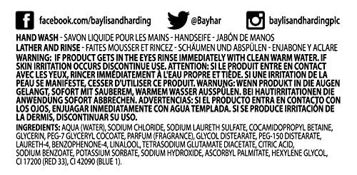 Baylis & Harding Wild Lavender & Geranium Luxury Hand Wash with Added Moisturizers, 500 ml | Paraben Free Handwash