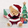 Santa Claus Bear Plush Toy Cute Teddy Bear Children's Toy Plush Doll Christmas Doll 30CM Party Favors for Kids Birthday