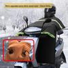 Men's Windproof & Waterproof Electric Motorcycle Winter Windshield with Sun Protection & Plush Lining