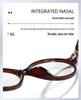 2396 Nerd TR90 Oval Tortoiseshell Women's Eyeglasses with Prescription & Anti-Blue Light Lenses