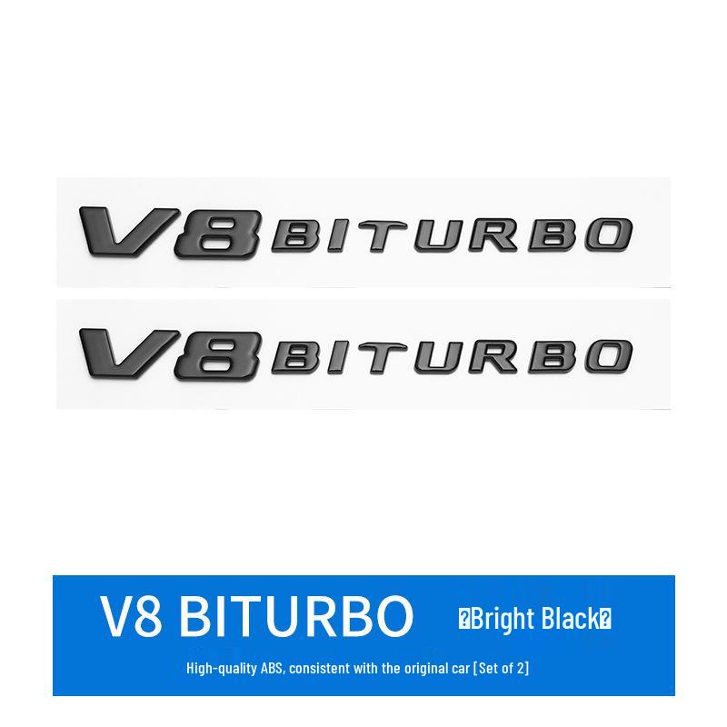 Mercedes AMG A45 CLA45 GLA45 Turbo 4MATIC Emblem Aufkleber